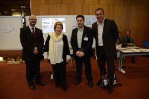 Mme Corinne Lepage en visite à Genève pour lancer la campagne #COP21
